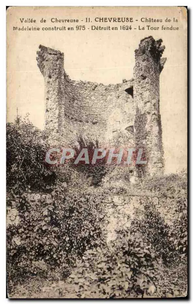 Vallée de Chevreuse — Castelo da Madeleine, ruínas — CHEVREUSE, n°11 - Frente