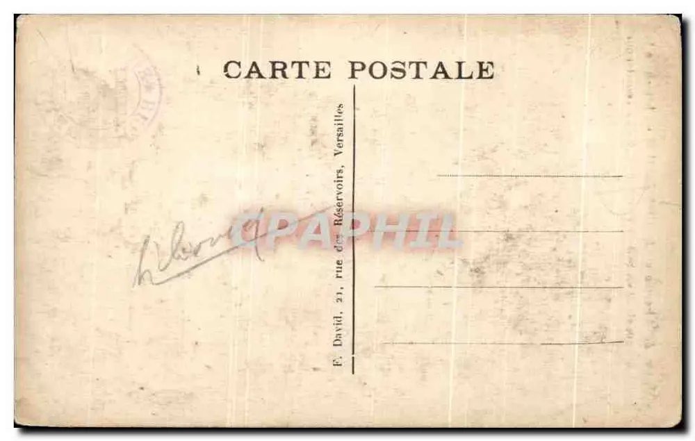Vallée de Chevreuse — Castelo da Madeleine, ruínas — CHEVREUSE, n°11 - Verso