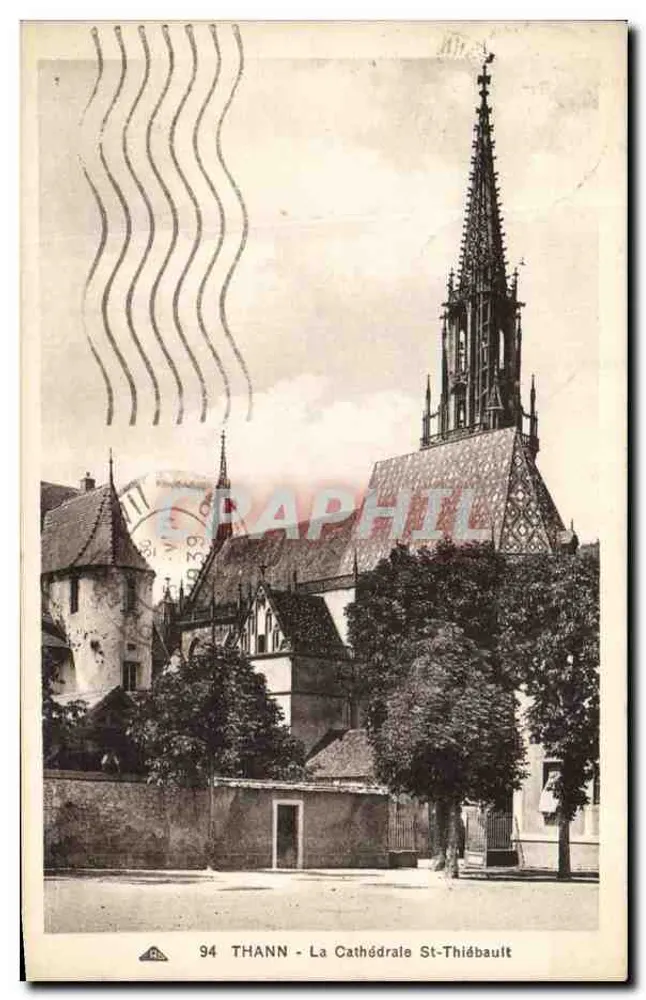 Thann - A Catedral de São Thiébault — editor THANN, n° 94 - Frente