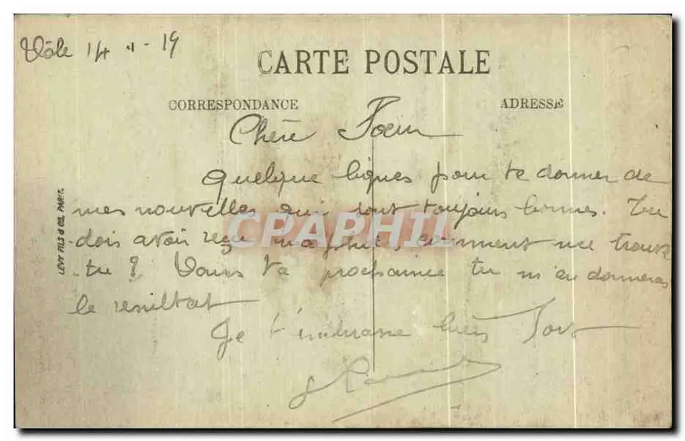 Dôle — O Palácio de Justiça — LL. - Verso