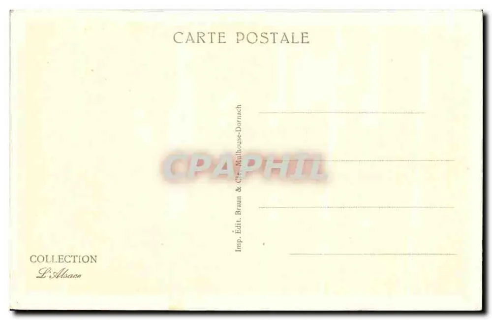 FELLERING — Monumento a los Caídos 1914-1918 — editor L'Alsace - Reverso
