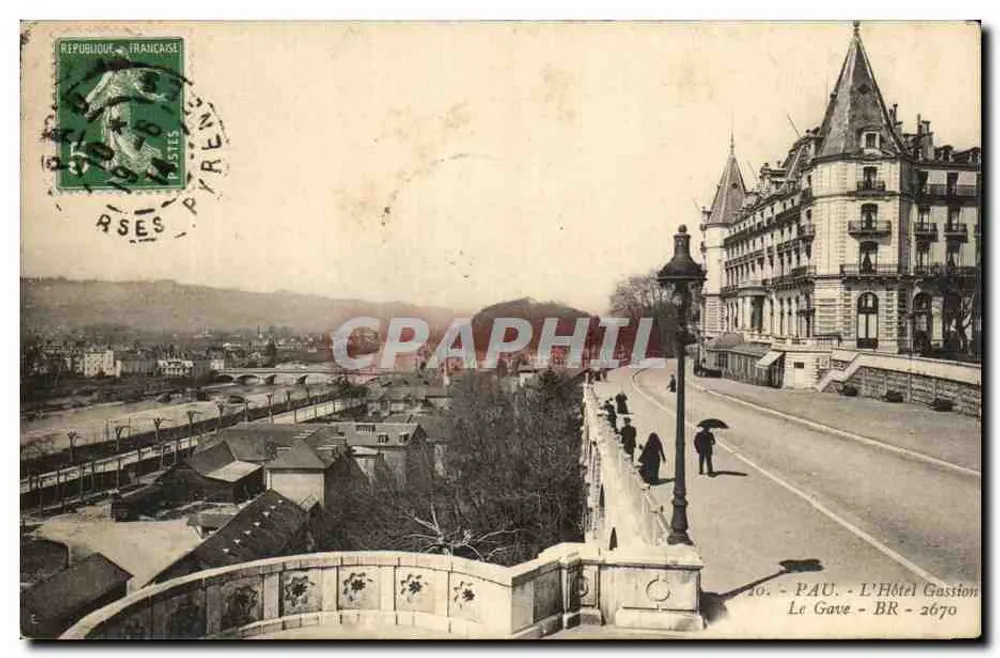Pau - O Hotel Gassion - O Gave - BR - 2670 - Frente