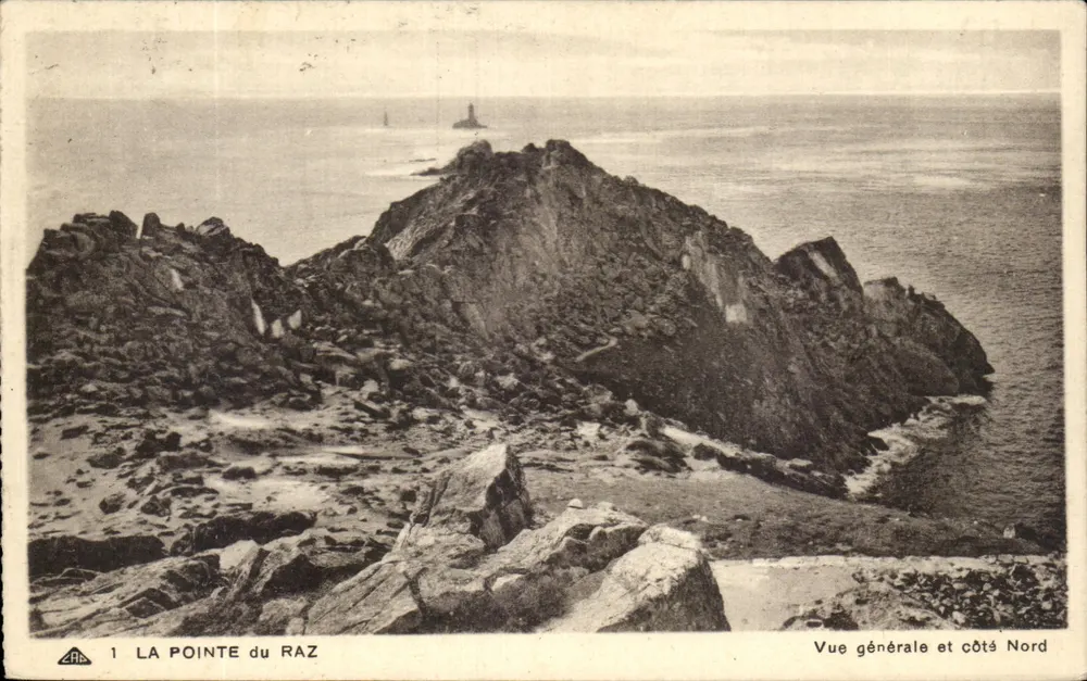 Die Pointe du Raz — Allgemeiner Blick von Norden — C° des Arts Photomécaniques - Strasbourg-Schiltigheim - Vorderseite