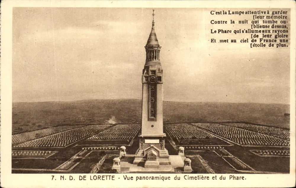 N.D. DE LORETTE - Vista panorâmica do Cemitério e do Farol - Frente