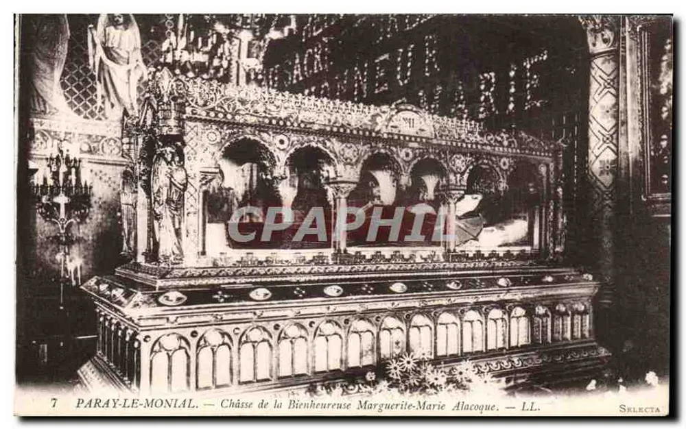 Paray-le-Monial — Reliquiar der Seligen Marguerite-Marie Alacoque — LL. — Sklecta - Vorderseite