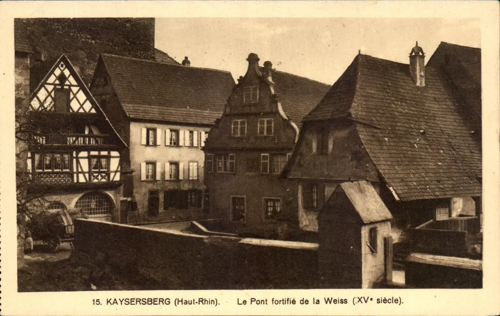 Kaysersberg (Haut-Rhin) — Der befestigte Brücke der Weiss (15. Jahrhundert) — Edition J. Kuster - Vorderseite