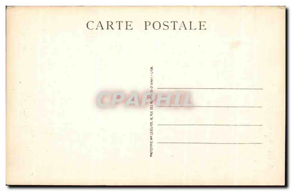 Fachada de Fourvière — Lyon — Lyon Artistique, n° M. 121 - Verso