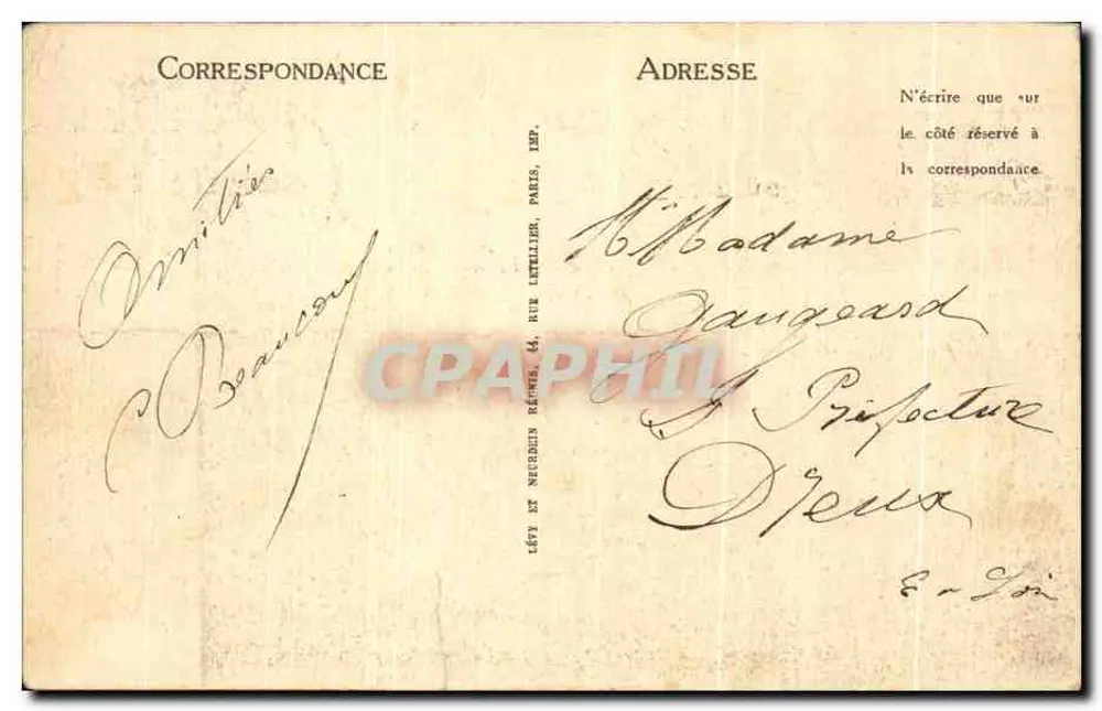 Lourdes — Entrée de l'Esplanade et la Basilique — LL. Éditeur LL. N° 127 - Reverso