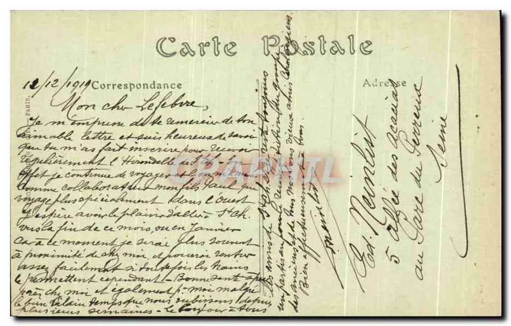 Bourg — Igreja de Brou. O Coro — Edição do Hôtel de l'Europe - Verso