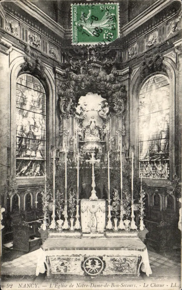 NANCY — Die Kirche Notre-Dame-de-Bon-Secours — Le Chaur - LL. - 92 - Vorderseite