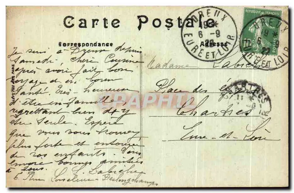 Dreux — Ehemaliger Wachtturm des Schlosses — LL. - Rückseite