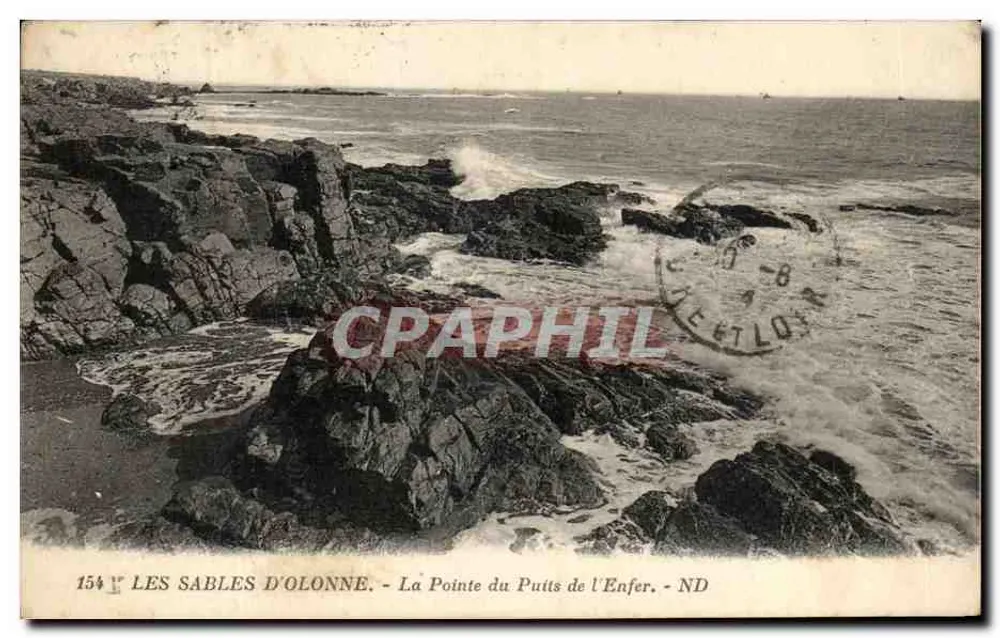 Les Sables d'Olonne - A Ponta do Poço do Inferno - ND - Frente