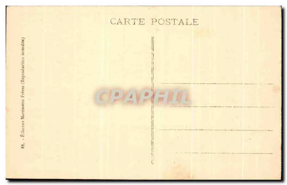 La Grande Chartreuse - Vista geral do Convento — Editor Filinos Martinotto Fares, n° 88 - Verso