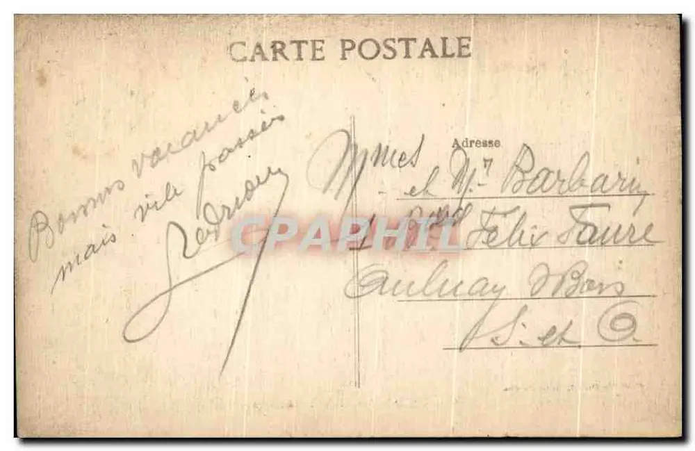 Royan — Avenida de Saint-Georges — Michèle Le Guittrancéd, Saujon - Verso