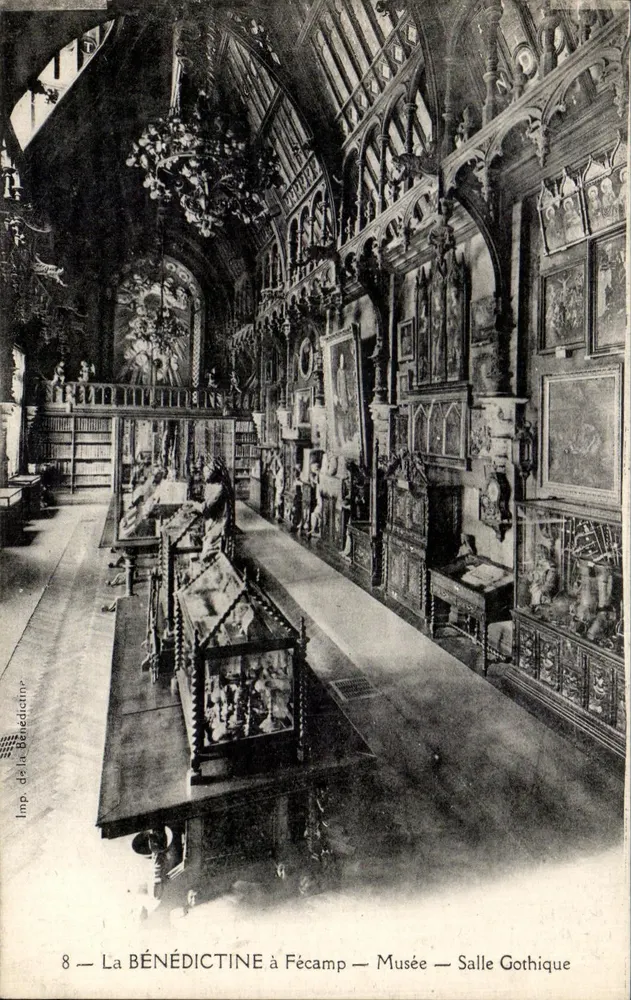 La BÉNÉDICTINE in Fécamp — Museum — Gotische Halle — Druck von La Bénédictine - Vorderseite