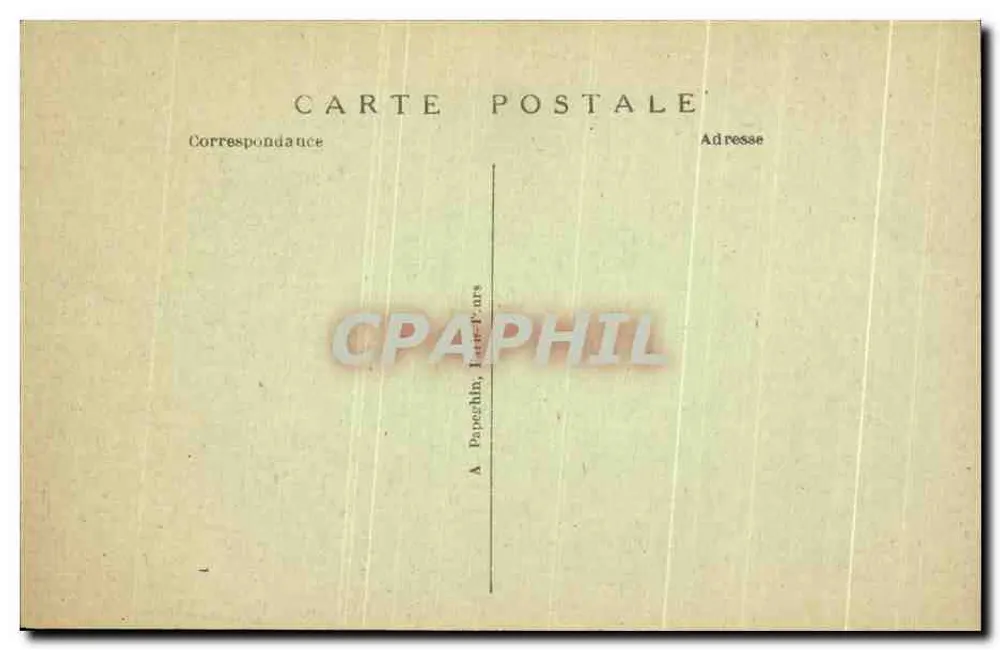 Paris — Das Rathaus und die Rue de Rivoli — A.P. n°126 - Rückseite