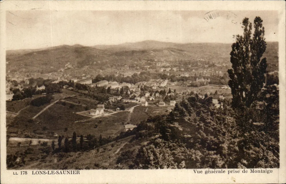 Lons-le-Saunier — Allgemeiner Blick von Montaigu — C° des Arts Photoméries, n° LL 178 - Vorderseite