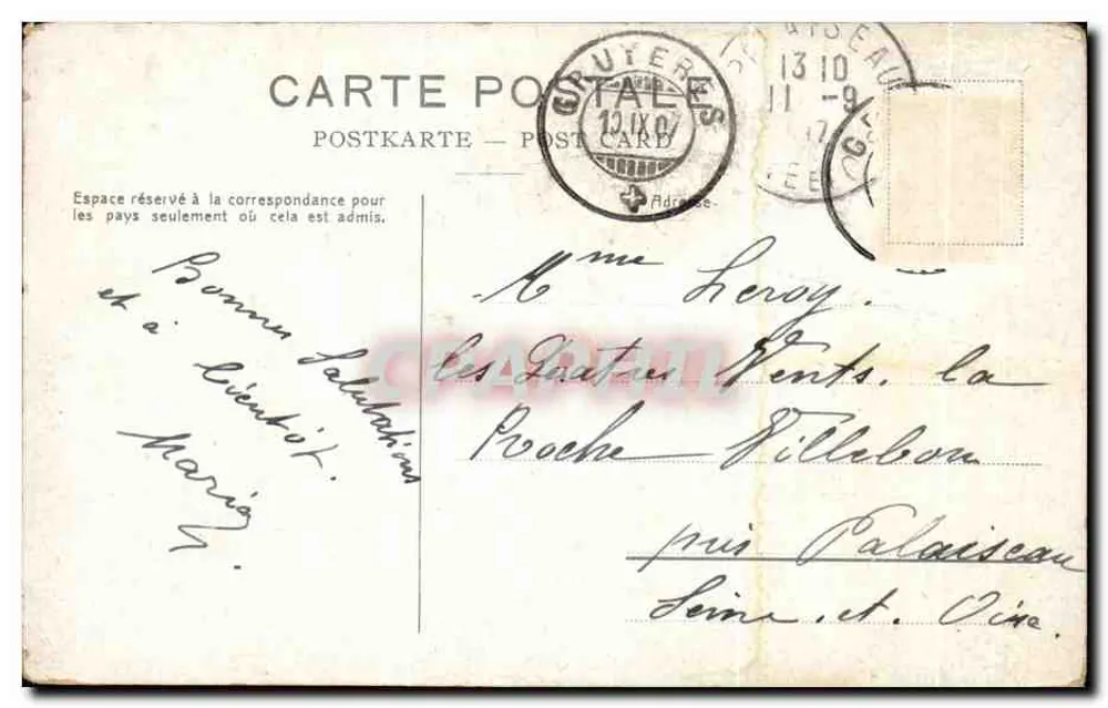 Ponte sobre o Hongrin — Montbovon — Phototype Co., Neuchâtel n°3557 - Verso