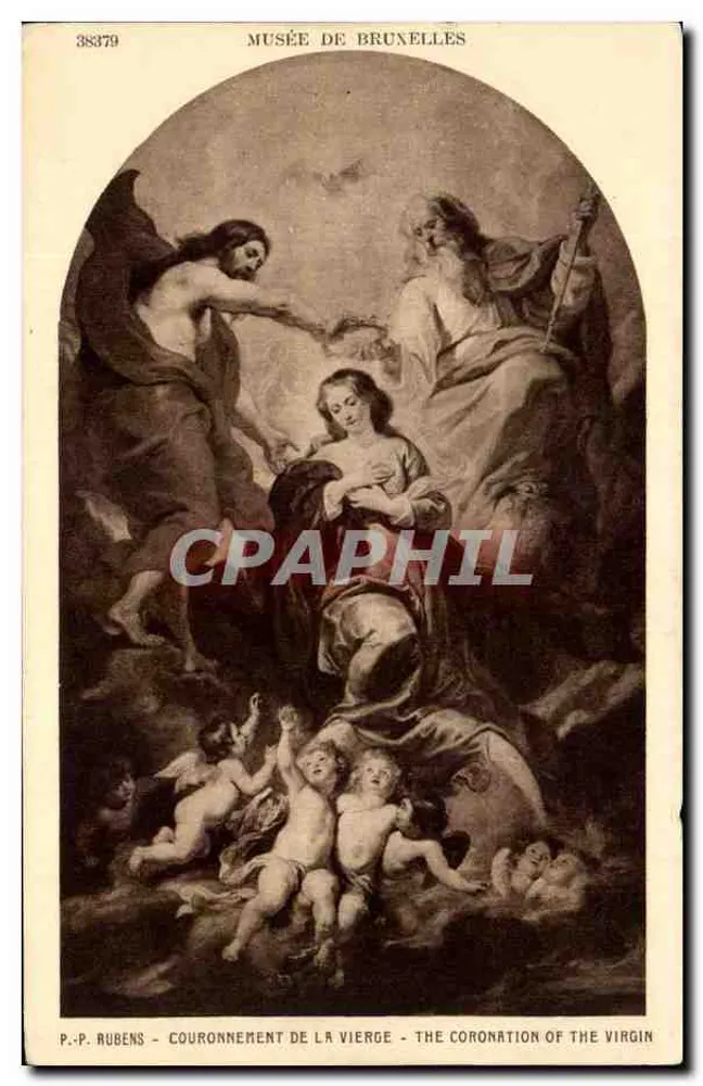Krönung der Jungfrau — P.-P. Rubens — Museum von Brüssel — n° 38379 - Vorderseite