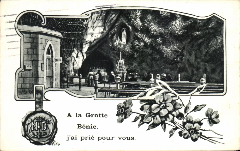 Begnadete Höhle — Lourdes — Ausgabe P. Douce — Nr. 26 - Vorderseite