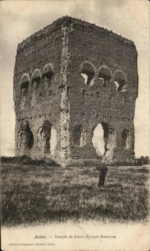 Autun — Templo de Janus, Época Romana — Nourry et Guignard, Autun - Frente