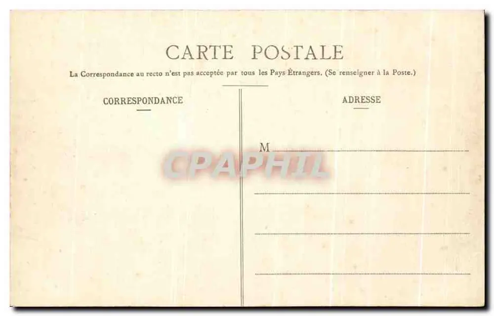 Martigné-Briand (M.-et-L.) — As Ruínas do Castelo — Coleção L. B. n° 322 - Verso