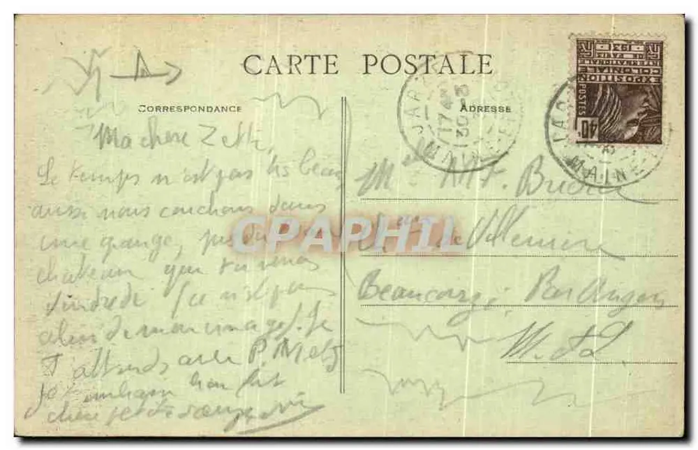 LUE (M.-et L.) — Château de la Truffière — L.V. phot. - Verso