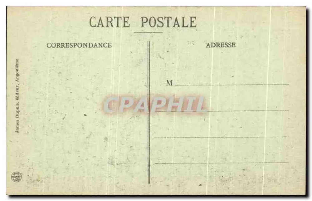 Bourdeilles (Dordogne) — Castillo del siglo XIV con muralla con machicolios y torre octogonal — J. S. D. - 1391 - Reverso