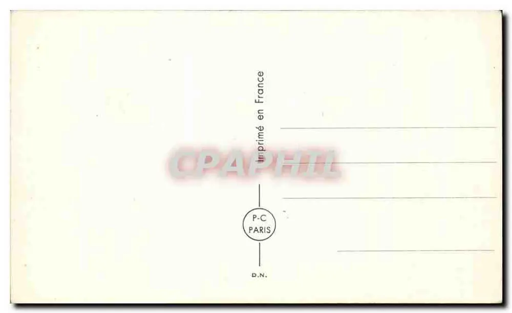 Winterlandschaft mit Vogel — M. Vivier — Verlag P-C Paris - Rückseite