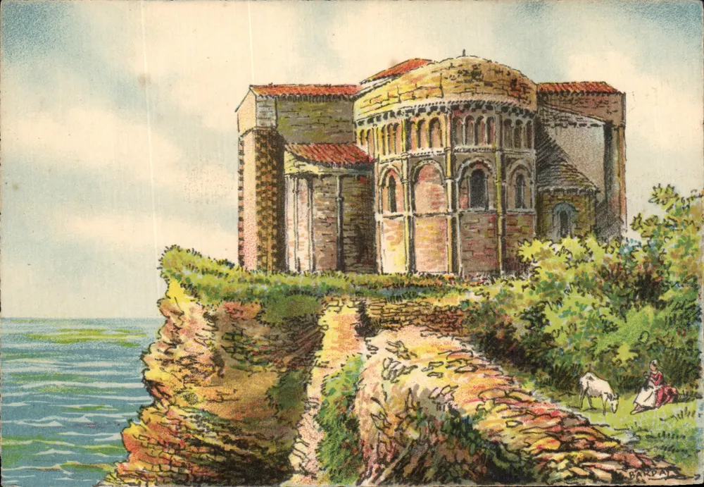 L'Église de Talmont — Royan, Environs de Royan — Imprimerie de France, n° 2161 E - Recto