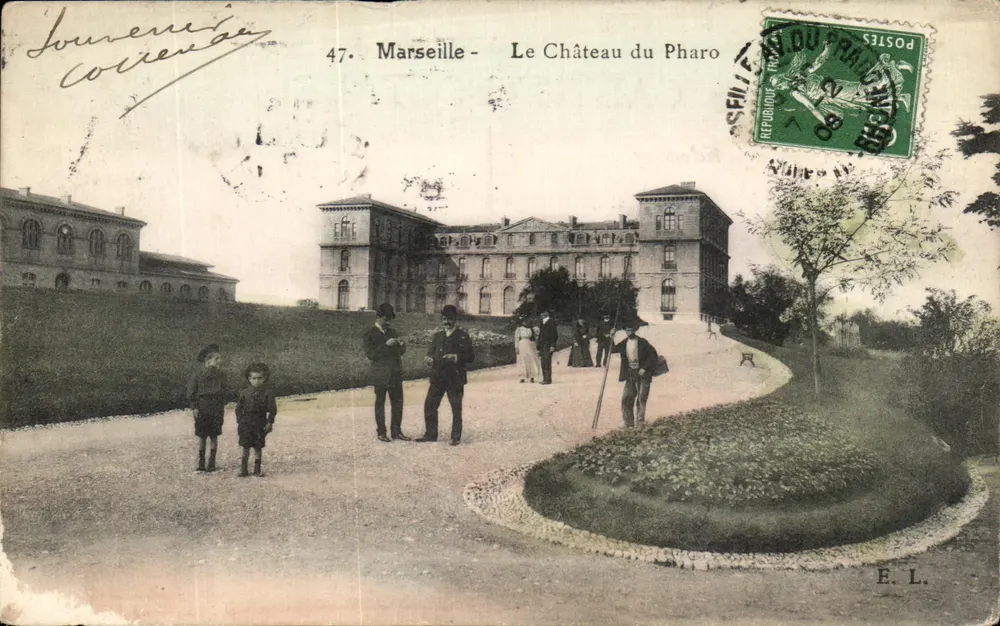 Marseille - O Castelo do Pharo — editor E.L., n° 47 - Frente