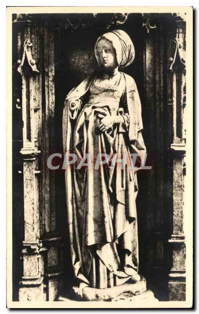 Estátua de Brou (Ain) — túmulo — Serviço Comercial de Antiguidades Históricas, Grande Palácio, Avenida Alexandre-III, Paris - Frente