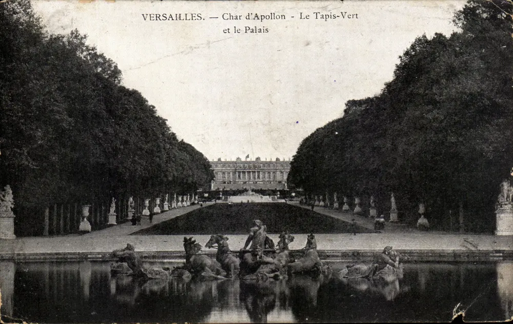 Versailles — Char d'Apollon - Le Tapis-Vert et le Palais - Vorderseite