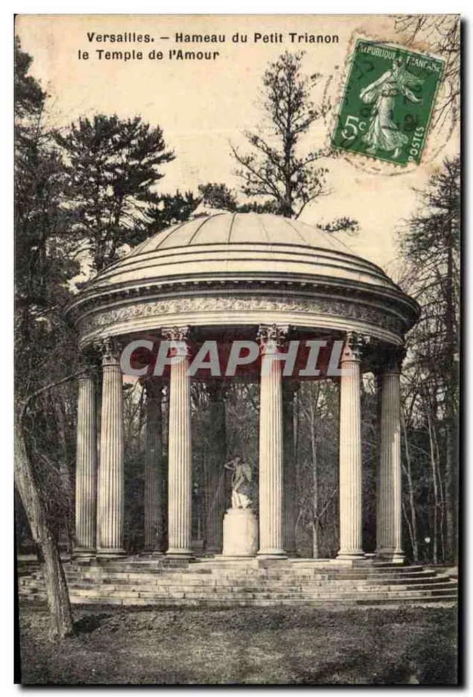 Versailles — Hameau des Petit Trianon, der Tempel der Liebe — Verlag nicht sichtbar - Vorderseite