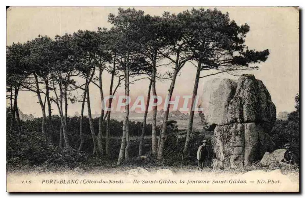 Ile Saint-Gildas, die Fontaine Saint-Gildas — Port-Blanc (Côtes-du-Nord) — ND. Phot. - Vorderseite
