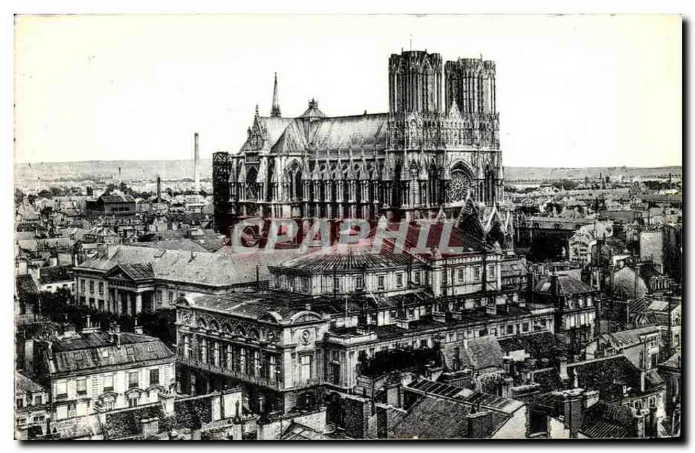 Reims — Panorama de l'Église Saint-Jacques — Éditions de la Cathédrale - Anverso
