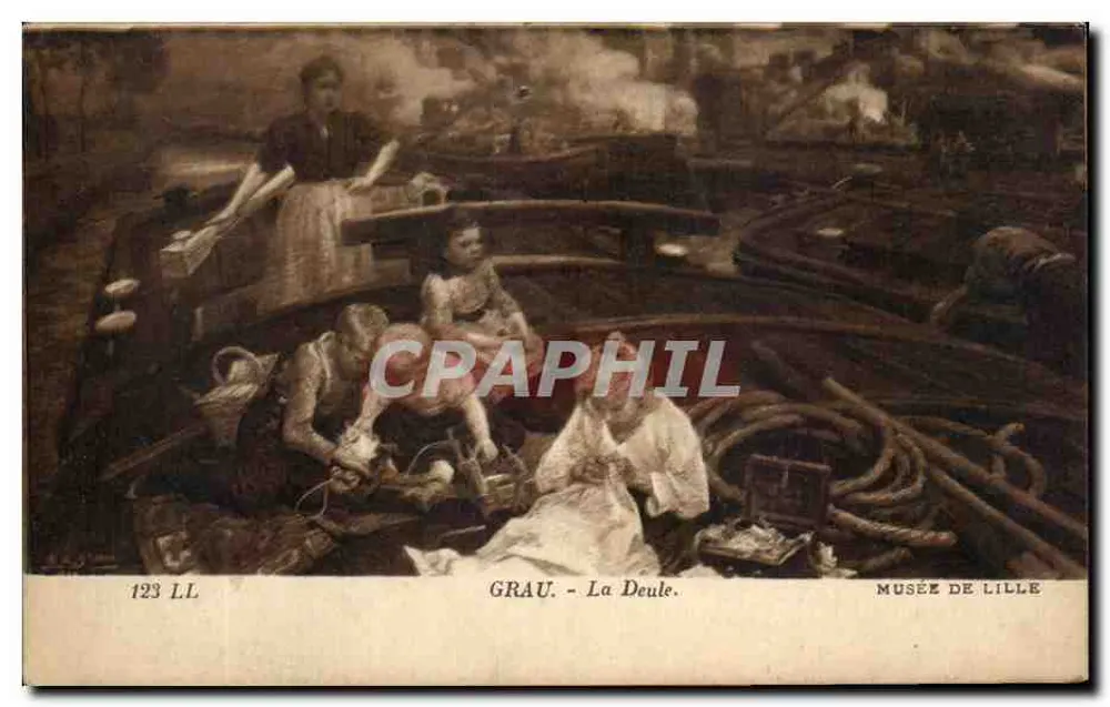 La Deuele — Pintura de GRAU — Museu de Lille - Frente