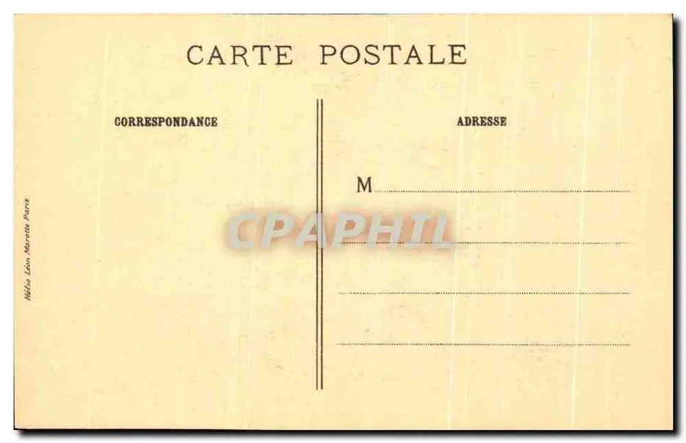 Kirche der Madeleine, in Aix — Der Meister der Verkündigung — J.E. Bulloz, Verlag, Paris - Rückseite