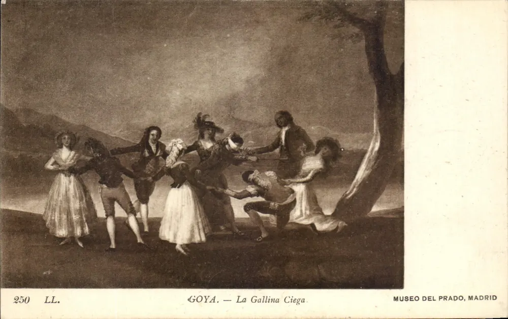 Goya — La Gallina Ciega — Museum del Prado, Madrid - Vorderseite