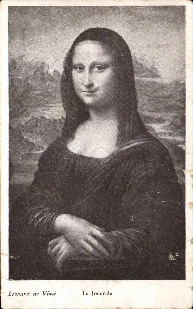 La Joconde — portrait de Léonard de Vinci — éditeur non visible - Vorderseite
