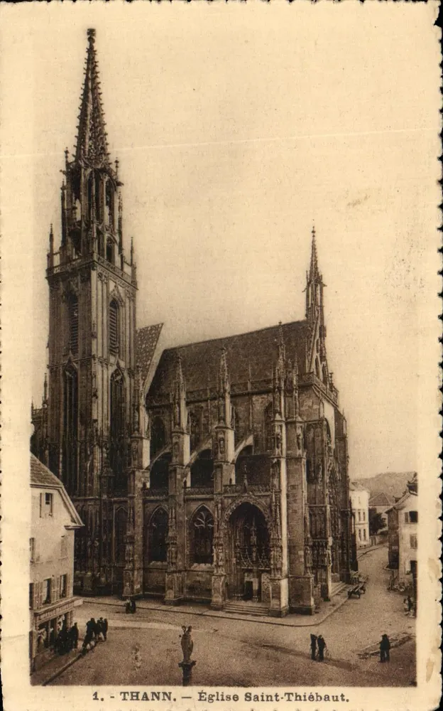 Thann — Igreja de São Thiébaut — Ch. Girardot & Cie, Basançon - Frente