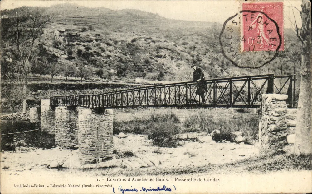 Umgebung von Amélie-les-Bains — Passerelle de Canday — Librairie Xatard - Vorderseite