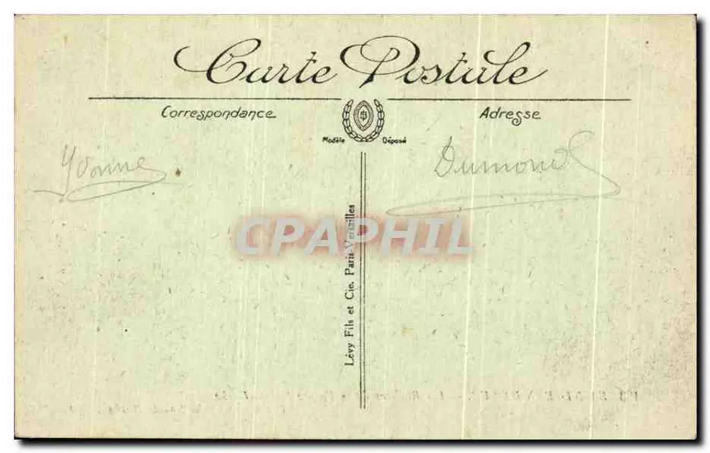 Saint-Jean-de-Luz — Les Rochers de la Pointe Sainte-Barbe — Imp. L.L. n°103 - Rückseite