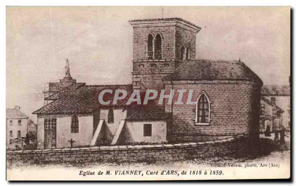 Igreja de M. VIANNEY, Curé d'ARS — Villaud-Vernu, foto, Ars (Ain) - Frente