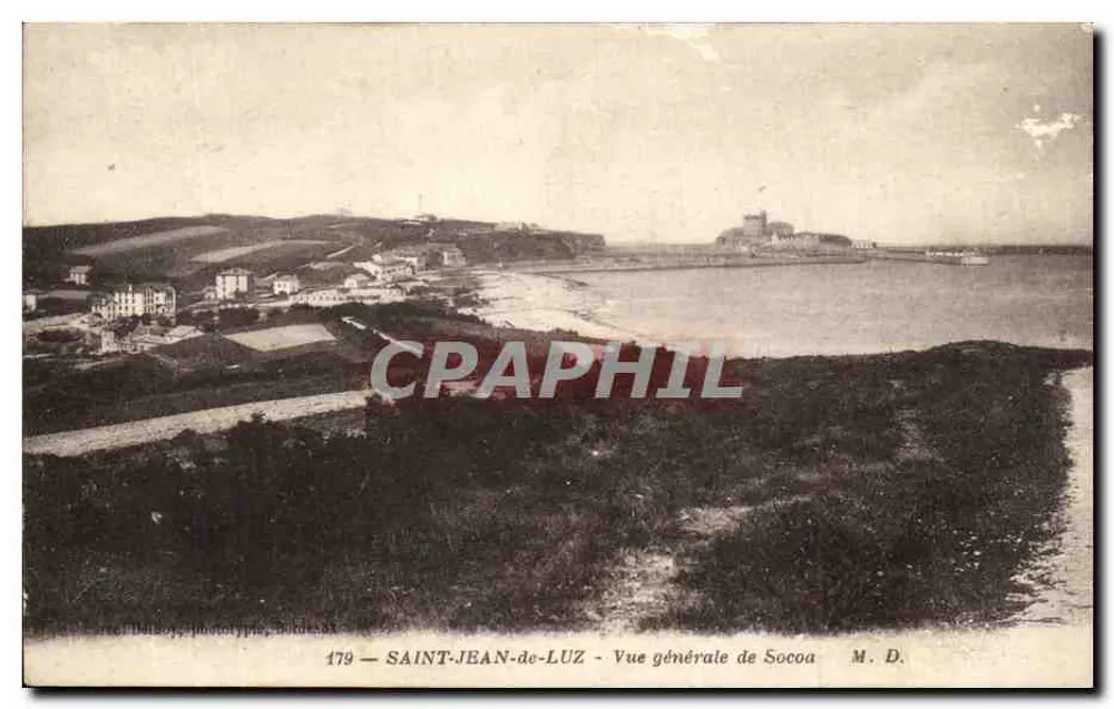 SAINT-JEAN-de-LUZ — Vista geral de Soccoa — M. D. — n° 179 - Frente