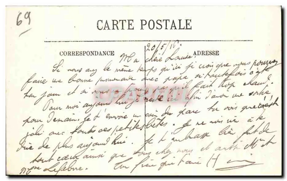 LYON — Im Park — Der Schwanenbereich — LL. — SKI.ECTA — n°166 - Rückseite