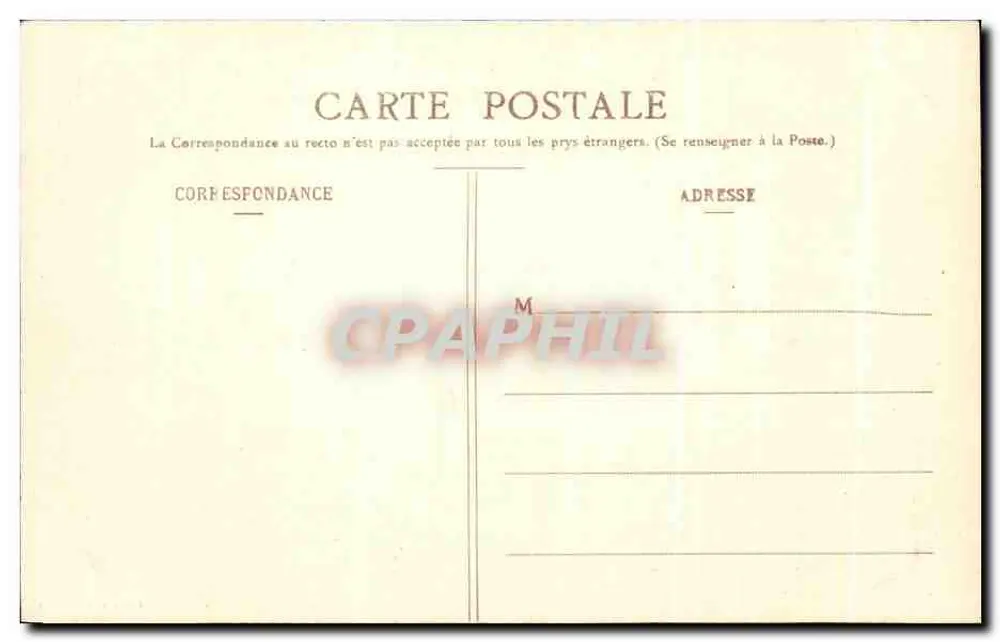 Biarritz Pittoresque — Vaga sobre a Diguer — Edição A. Simons, N° 68 - Verso