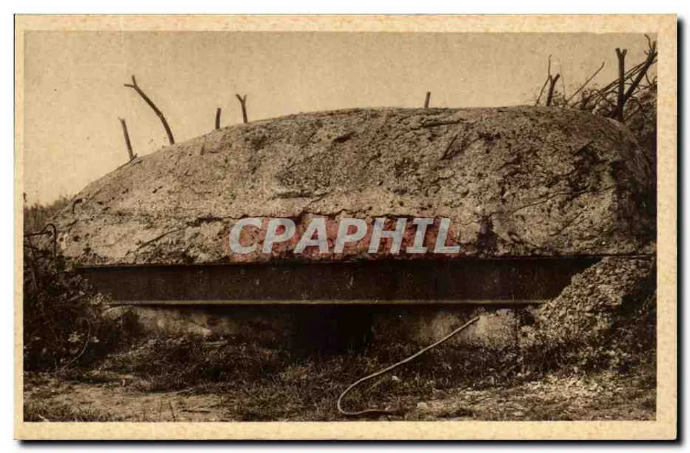 Betonverschlag von Vaux — Fort de Vaux - Vorderseite
