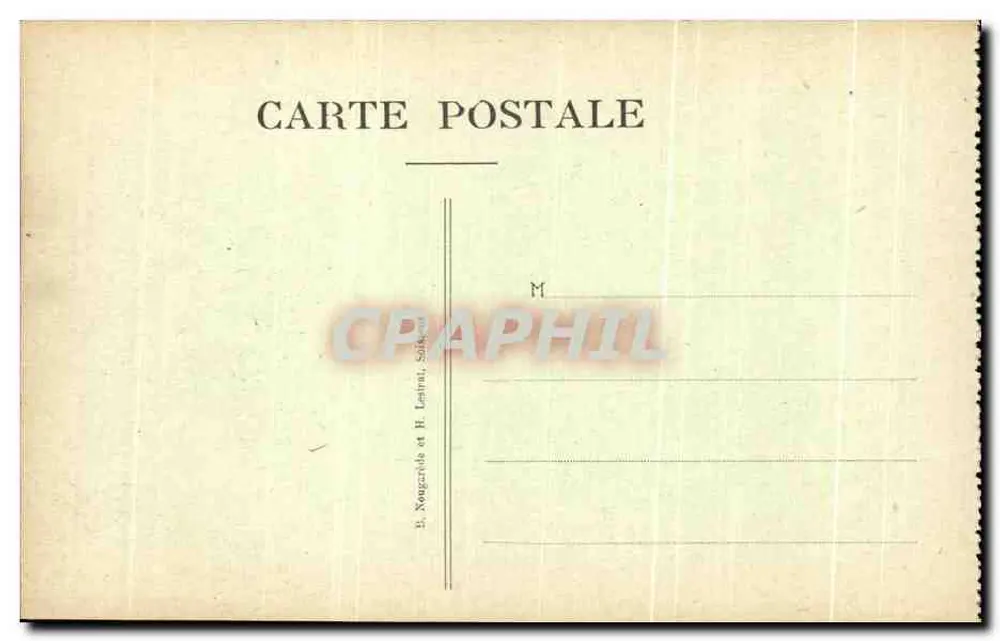 L'Aisne destruída — A Butte de PINON — Nongazoble e H. Laintrat, Soissons - Verso