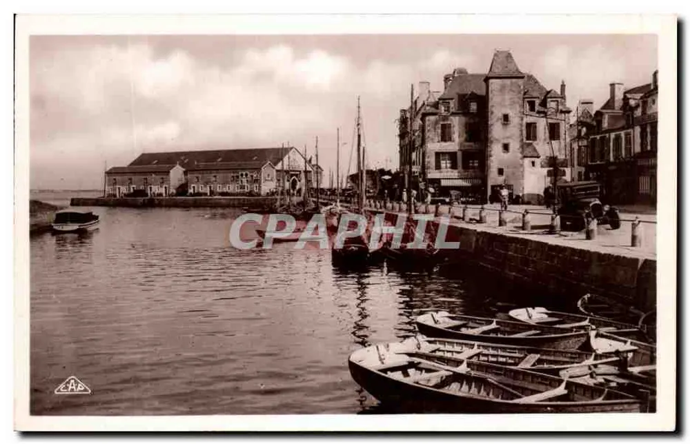 Le Croisic — Der Hafen und der Fischmarkt — Real-Photo C.A.P. Strasbourg - Vorderseite